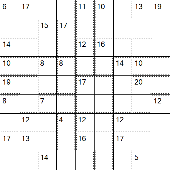 Killer Sudoku - Medium
