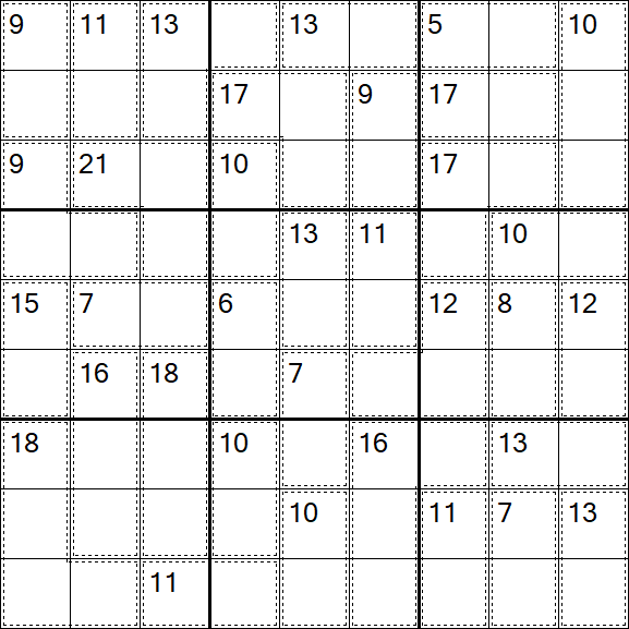 Killer Sudoku - Medium