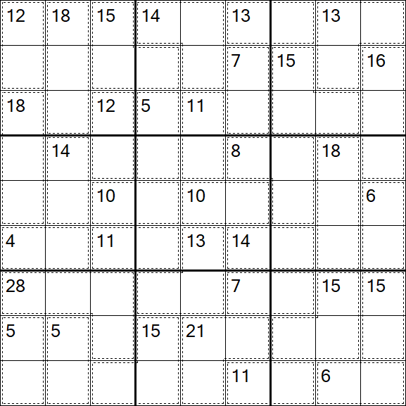 Killer Sudoku - Medium