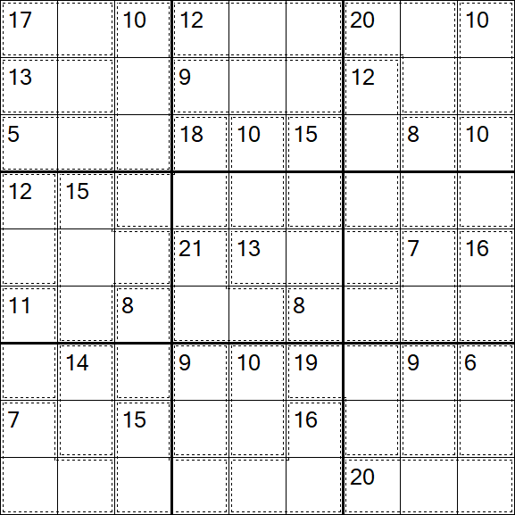 Killer Sudoku - Medium