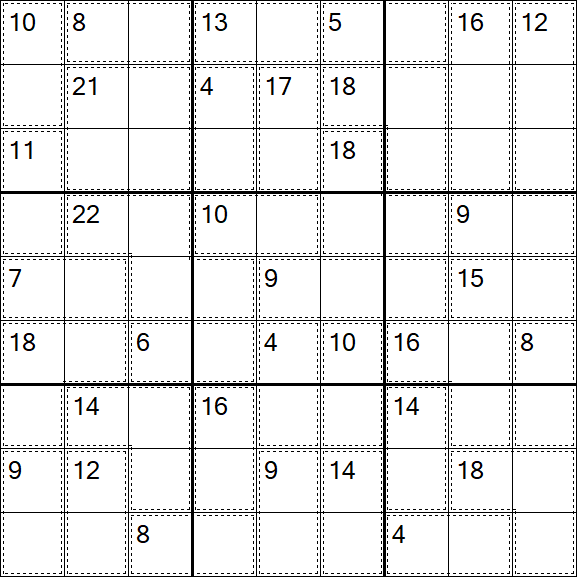 Killer Sudoku - Medium