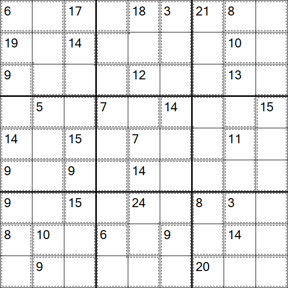Killer Sudoku - Medium