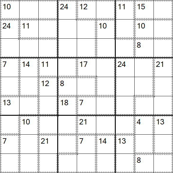 Killer Sudoku - Medium