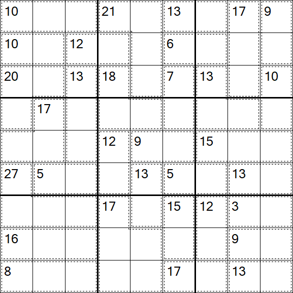Killer Sudoku - Medium
