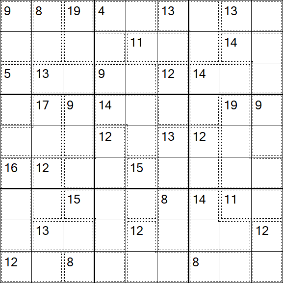Killer Sudoku - Medium