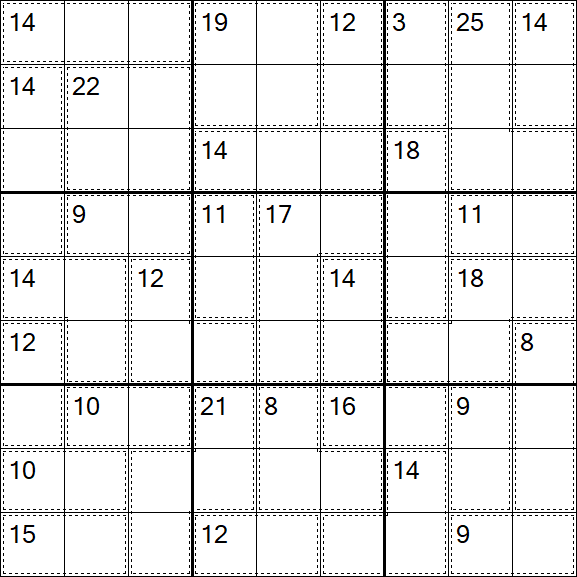 Killer Sudoku - Medium