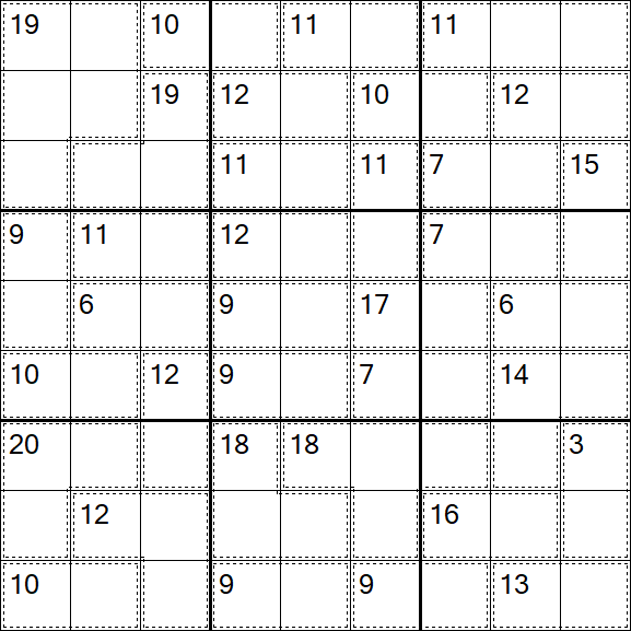 Killer Sudoku - Medium