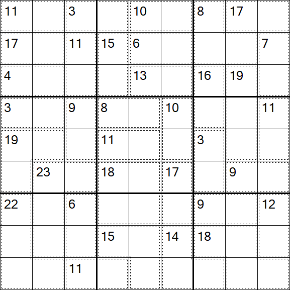 Killer Sudoku - Medium