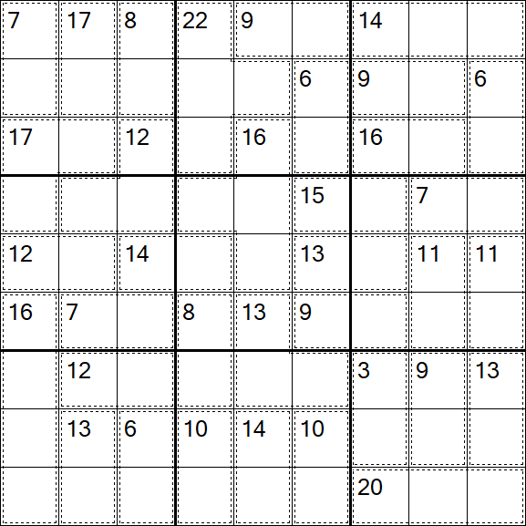 Killer Sudoku - Medium