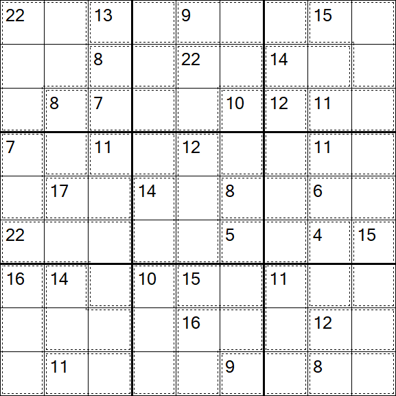 Killer Sudoku - Medium