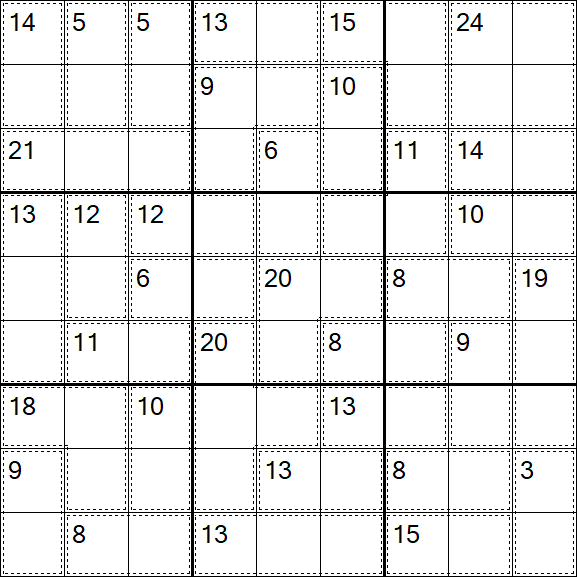 Killer Sudoku - Medium