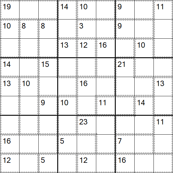 Killer Sudoku - Medium