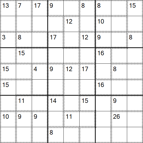 Killer Sudoku - Medium