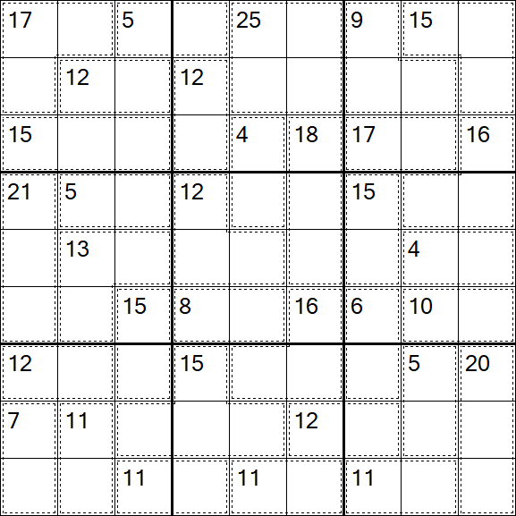 Killer Sudoku - Medium