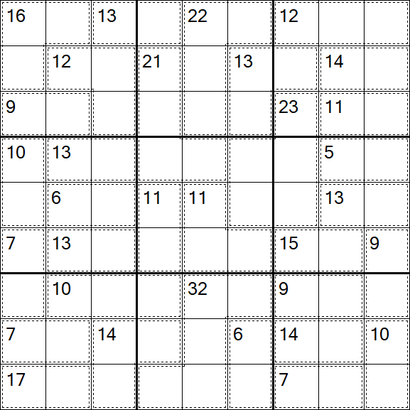 Killer Sudoku - Medium
