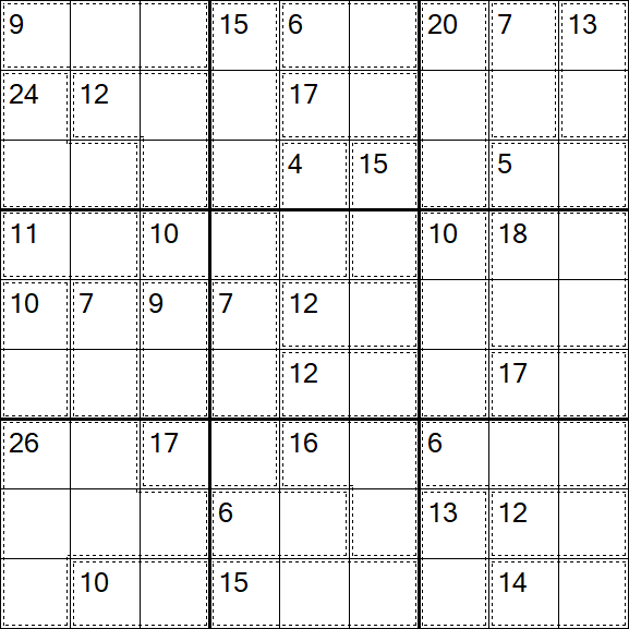 Killer Sudoku - Medium