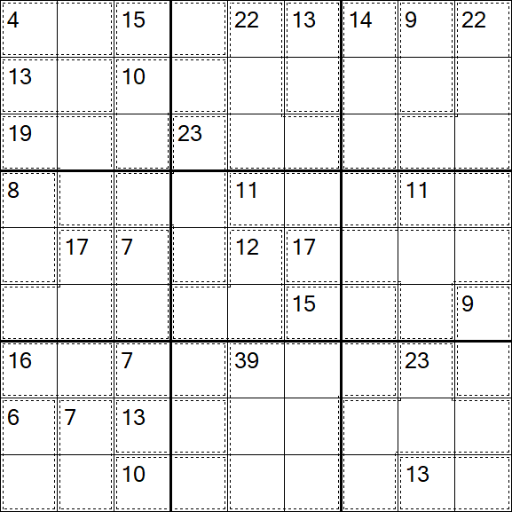Killer Sudoku - Medium