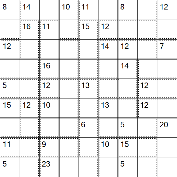 Killer Sudoku - Medium