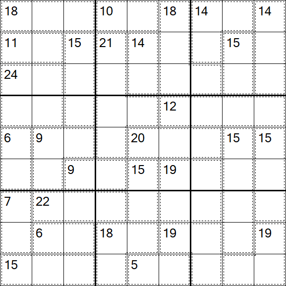 Killer Sudoku - Medium
