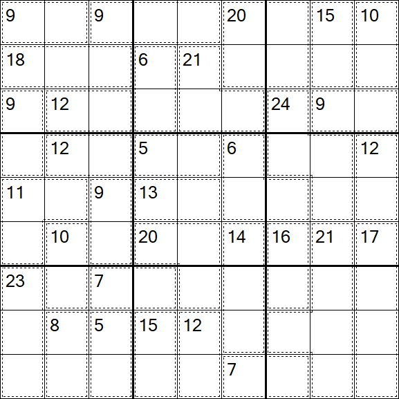 Killer Sudoku - Medium