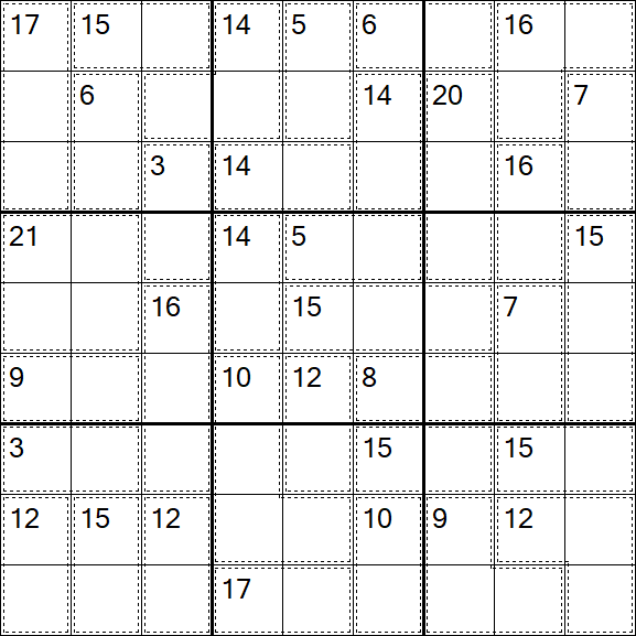 Killer Sudoku - Medium