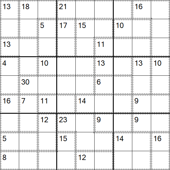 Killer Sudoku - Medium