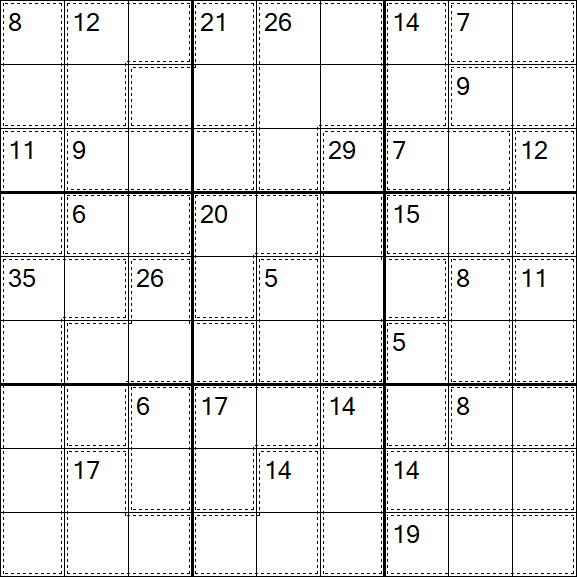 Killer Sudoku - Medium