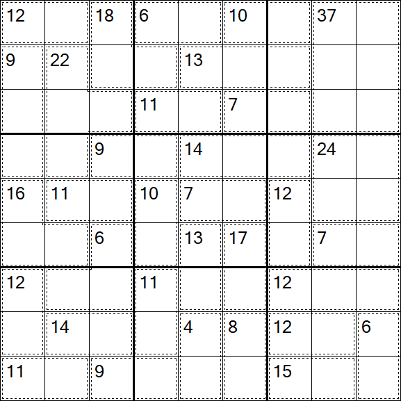 Killer Sudoku - Medium