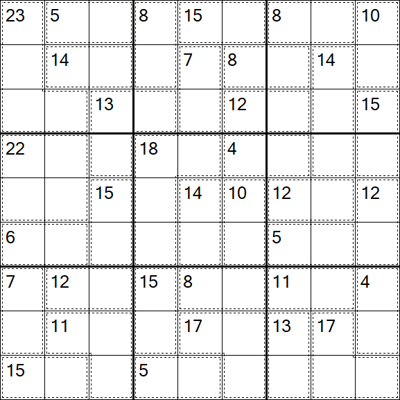 Killer Sudoku - Medium