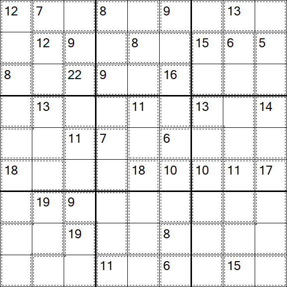 Killer Sudoku - Medium