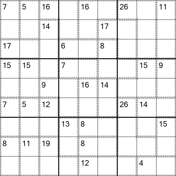 Killer Sudoku - Medium