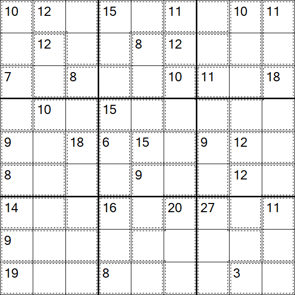 Killer Sudoku - Medium