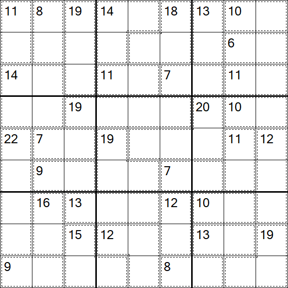 Killer Sudoku - Medium