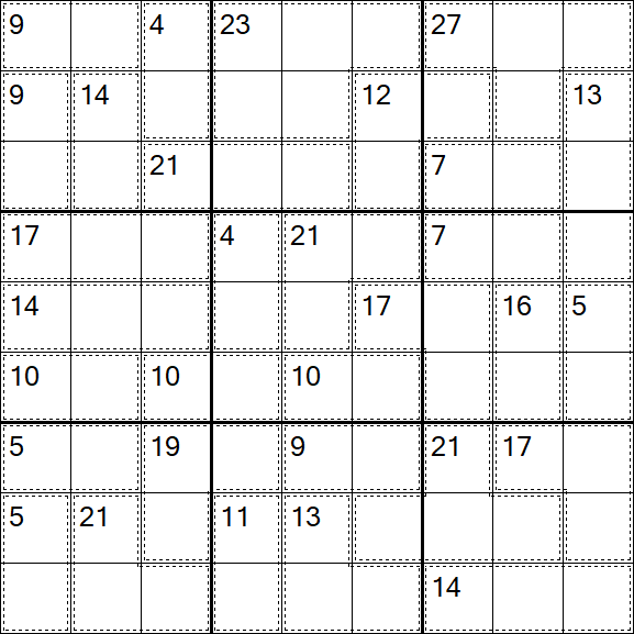Killer Sudoku - Medio