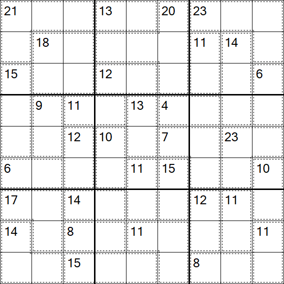 Killer Sudoku - Medio