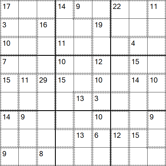 Killer Sudoku - Medio
