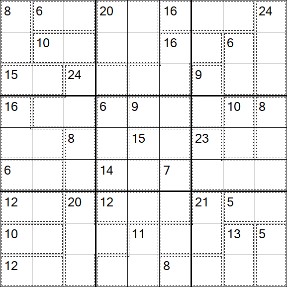 Killer Sudoku - Medium