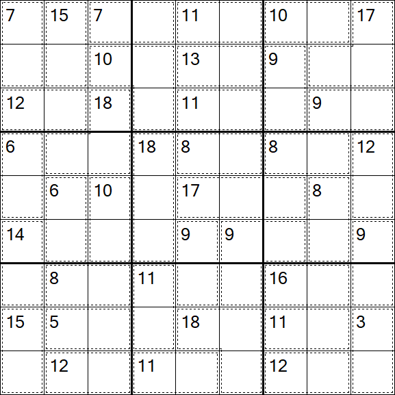 Killer Sudoku - Medium