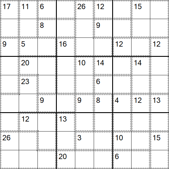 Killer Sudoku - Medium