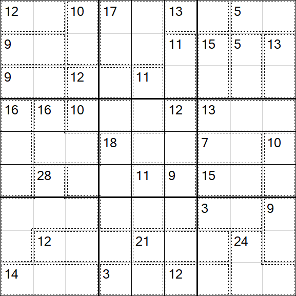 Killer Sudoku - Medium