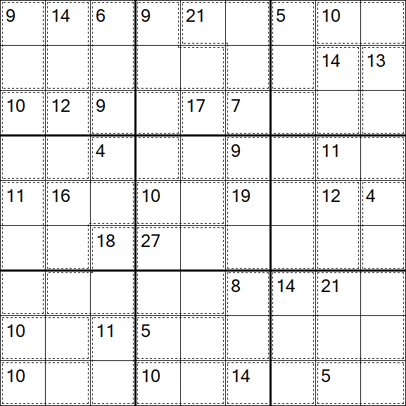 Killer Sudoku - Medium