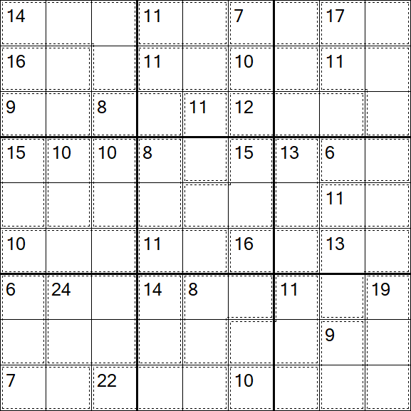Killer Sudoku - Medium