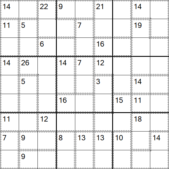 Killer Sudoku - Medium