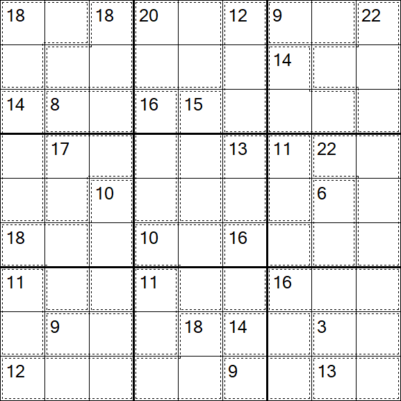 Killer Sudoku - Medium