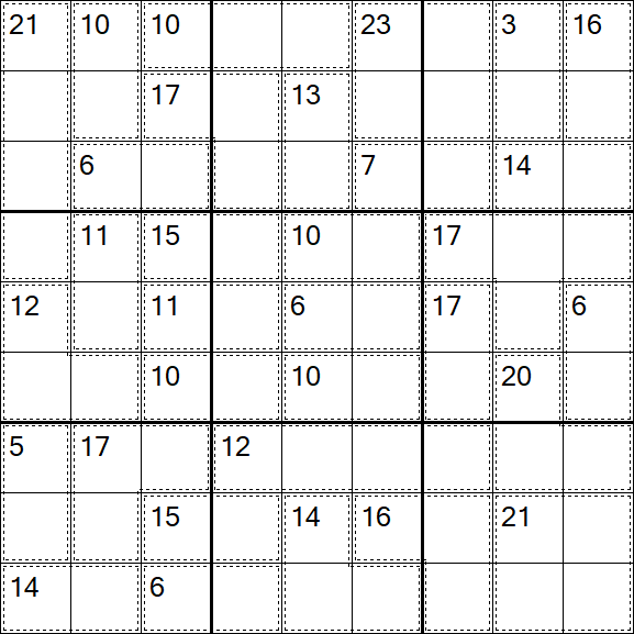 Killer Sudoku - Medium