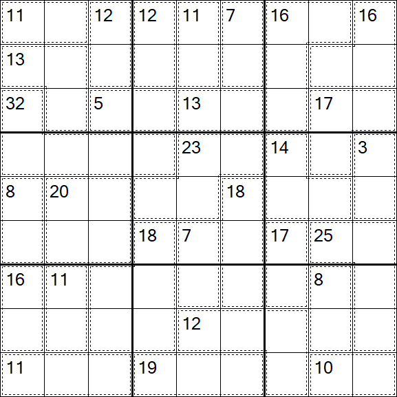 Killer Sudoku - Medium