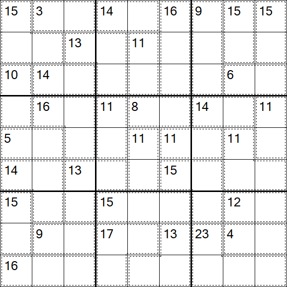Killer Sudoku - Medium