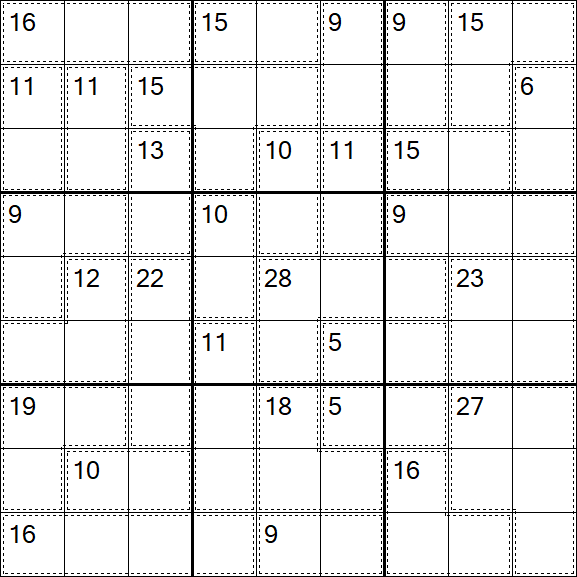 Killer Sudoku - Medium
