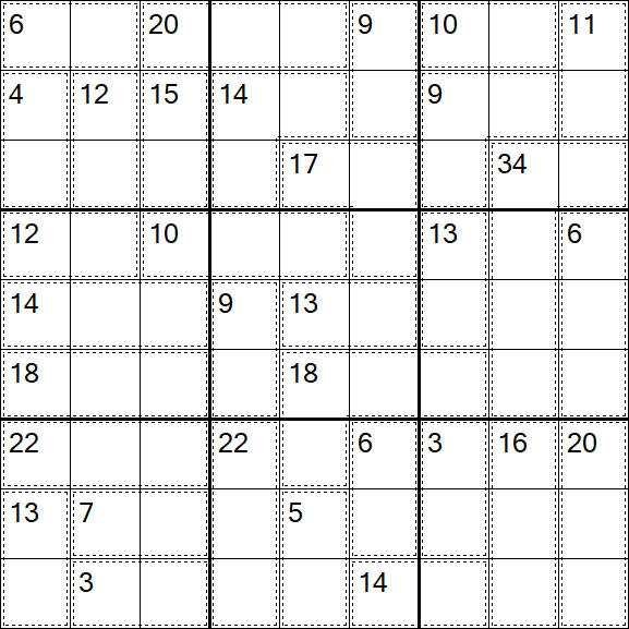 Killer Sudoku - Medium