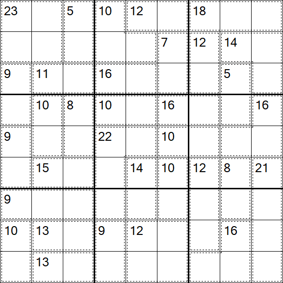 Killer Sudoku - Medium